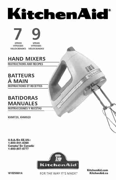 KitchenAid Mixer KHM920-page_pdf